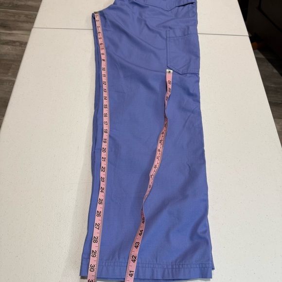 Carhartt Flex Ripstop Scrub Pants Straight Leg Cargo Blue C54108 Men’s Sz Medium - Picture 9 of 12